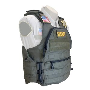 Tactical Custom Adjustable Sheriff Patrol Breathable Plate Carrier Inspect Carrier Vest