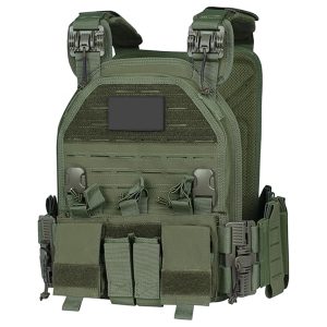 Breathable Quick Release Adjustable MOLLE Airsoft Tactical Vest Durable Lightweight Carrier Vest