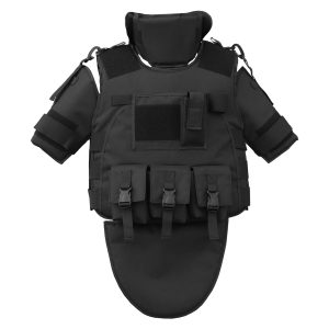 Breathable and lightweight tactical vest for all-day comfort Durable ballistic nylon material ensures long-lasting use Adjustable fit suitable for most body types Multiple magazine pouches for organized gear storage Built-in hydration system for outdoor convenience Integrated neck and arm protection for added safety