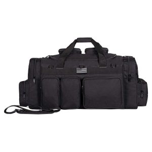 Breathable Heavy Duty Duffel Gear Travel Sports Gym Bag Lockable Zippers Water Resistant Combat Backpack