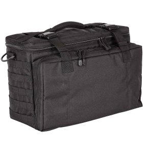 Constructed from durable 600D Polyester Cordura for long-lasting use. Features YKK zippers for smooth, reliable operation. Equipped with a side mount patch and ID window on the back for identification and customization. Dual fold-open web platforms provide organized storage options. Fold-out front organizer panel with mesh pockets for easy visibility of contents. Adjustable main compartment divider allows customization of storage space. Main compartment dimensions: 13.25" x 18.5" x 7.5" for versatile storage. Front pocket dimensions: 10" x 18.5" x 3" for smaller essentials. Ideal for tactical, patrol, or professional use, keeping gear organized and accessible. Lightweight yet rugged design for easy carry and maximum durability.