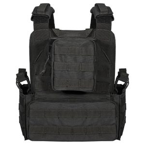 Breathable Lightweight Adjustable Tactical Vest Modular Plate Carrier Quick Release 1000D Nylon Molle System