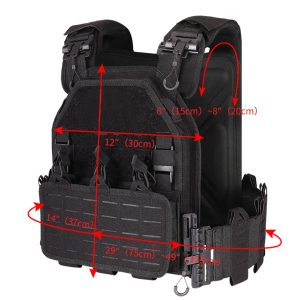 Breathable Lightweight Adjustable Tactical Quick Release 1000D Plate Carrier Modular Outdoor Carrier Vest