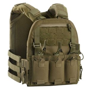 Breathable Lightweight Adjustable Tactical Vest Quick Release 500D Cordura Plate Carrier Ranger Green Molle System Outdoor Gear