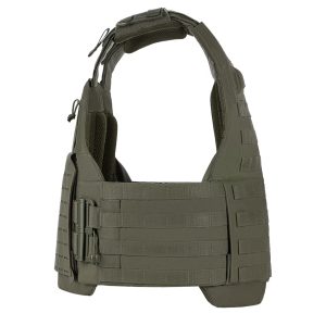 Durable Construction: Made from abrasion- and tear-resistant 500D Cordura material for exceptional strength and longevity. Quick-Release System: Equipped with Duraflex buckles for rapid removal; easily unfastened by pulling the release cord up or down. Ballistic Compatibility: Front and back panels include pockets for ESAPI-compliant ballistic plates in Medium, Large, and Extra-Large sizes. Customizable Fit: Adjustable Velcro shoulder straps and internal elastic webbing ensure a secure and comfortable fit for all users. Enhanced Ventilation: 3D mesh inserts and shock-absorbing pads provide breathability and comfort during prolonged wear. MOLLE System Integration: Front and rear MOLLE webbing panels allow the attachment of pouches and accessories as per preference. Waterproof Zipper Panel: Front administrative pocket features a YKK Aqua-Guard waterproof zipper for safe storage of essentials. Velcro Panels: Slotted Velcro panel on the chest for attaching name tags, patches, or compatible accessories. Ergonomic Shoulder Design: Padded shoulder straps reduce strain and enhance comfort during extended use. Escape Loop: Integrated rear escape handle for emergency carry or rescue situations. Universal Size: Designed to accommodate various body types with a flexible and easily adjustable structure.