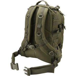 Domelco Breathable MOLLE Tactical Backpack Padded Support Multiple Storage Compartments Backpacks