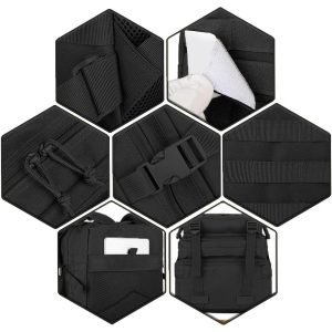 Breathable Waterproof Tactical Backpack 45L Durable Molle Outdoor Hiking Camping Trekking Gear Bag