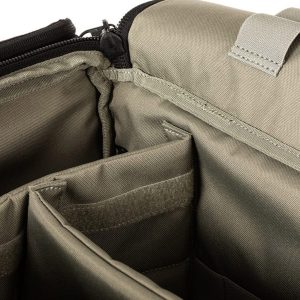 Made from durable 600D Polyester with fully padded construction for maximum protection of gear. PE board base ensures stability and protects contents from impact or wear. Large main compartment with removable dividers and elastic bands for customizable storage. Internal quick-access elastic mag and accessory panel for convenient organization. Three side compartments with MOLLE webbing for additional storage and modular attachments. Left side pull-down pouch with internal organizer and name tape slot. Right side external MOLLE web panel for extra gear or accessories. Dual rear zippered pouches for expanded storage. Top carry handle and removable adjustable shoulder strap for versatile carrying options. Underside lid elastic bands to secure smaller items. Large loop panel on the front for patches, ID, or badges. YKK lockable zippers for enhanced security. Dimensions: 10” H x 21” L x 14.5” D; total capacity: 3051 cubic inches / 50 liters. Lightweight design at 1.95 kg, ideal for range trips, tactical training, or outdoor activities.