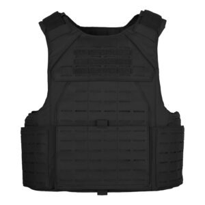 Modular Quick-Release Tactical Plate Carrier Vest with Laser Cut MOLLE and Adjustable Cummerbund Vest