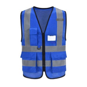DOMELCO GROUP High Visibility Safety Vest – Reflective Polyester Work Vest (Custom Logo Available)